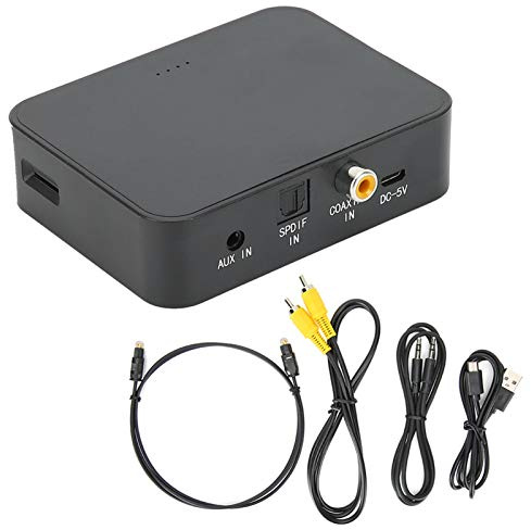 Adaptateur Audio Bluetooth Fibre Optique coaxiale AUX Bluetooth5.0 Transmetteur Bluetooth