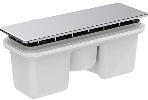 Ideal Standard T4493AA Ultra Flat New Ablaufgarnitur, Chrom, 19x5 cm
