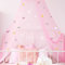 Sterne Betthimmel leuchtet im Dunkeln, Betthimmel für Mädchen, Einhorn, Zimmerdekoration für Mädchen, Schlafzimmer, rosa Bettüberdachung, Kinderbett, zum Aufhängen für Mädchen, Kinder und Babys