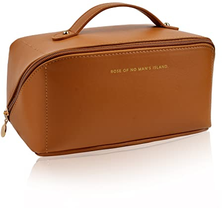 Groß Kapazität Kosmetiktasche Damen Mäppchen Make Up Bag Schminktasche Federmäppchen Kosmetik Reise Täschchen Kosmetikbeutel mit fächern