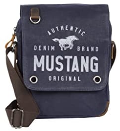 Mustang Houston Umhängetasche mit Klappe Blau