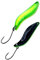 Sinderella Forellen Spoon - 5 g - Trout Fishing Spoon - UL-Angeln (grün - schwarz)