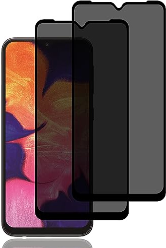 Verre Trempé Anti-Espion pour Samsung Galaxy A10/A10s/M10 [2 Pièces] | Protection D'écran Anti-Espion, Protecteur D'écran de Confidentialité, 9H Dureté, Anti-Rayures, Film de Protection Écran