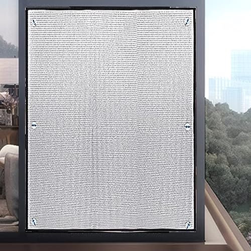 kefu01 Verdunkelungs Blendfreie Reflektierende Fensterfolie,UV-Schutz Sonnenschutzfolie,Sichtschutzfolie für Glasfenster,Wärmeisolierung Tönungsfolie,Aluminiumfolie Isolierfolie (50x170cm/20''x67'')