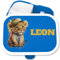 Brotdose Kinder Campus für Mepal - Süßer Löwe Löwen Lion Leo - 750 ml - Blau - lunchbox-löwe tiere mepal-campus lunchbox tieren tier fächern tiger loewen name personalisierte kita