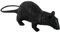 Weduspaty 15 cm Gummi dehnbarer Ratte mit Langer Schwanz Halloween Neuheit Toys Halloween Ratte Schwarze falsche Ratte simulierte Maus Halloween Dekoration Streife Requisiten Spielzeug Spielzeug