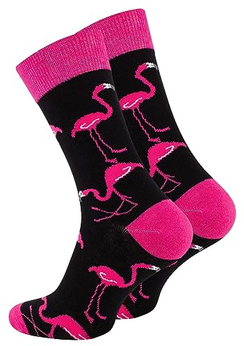 Vincent Creation Bunte Lustige Socken Damen & Herren Fun Socks Witzige Strümpfe Verrückte Socken Mehrfarbig als Geschenk, Einheitsgrösse