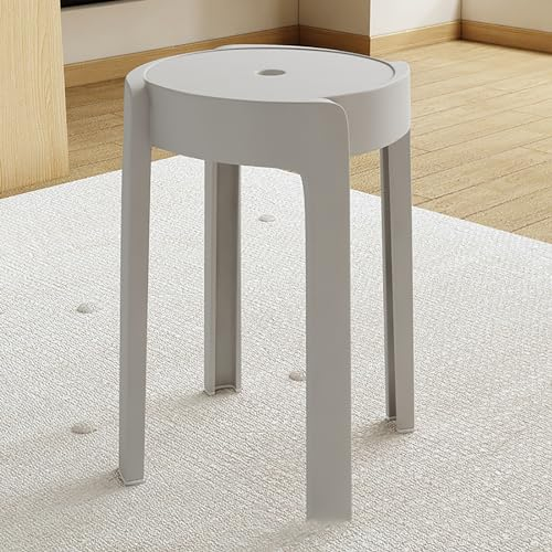 WestUx Stapelbar Essstühle Klappstühle,4er Set Polyester Esszimmerstuhl Gästestuhl Schreibtischstuhl Innen Küchenstühle für Küche Esszimmer,G,30x46cm(12x18inch)