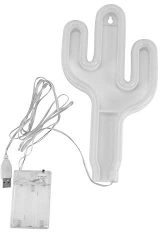 DOITOOL 2 Stk Kaktus-neon-led-nachtlicht Neon-wandleuchte Kaktus Neonlicht Led-leuchtreklame Sommerpflanze Neonlicht Neon-nachtlicht Neon-fensterlampe Liebe Geschenk Pc-kunststoff Kind