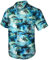 HISDERN Hawaiian Shirts for Men Casual Mens Shirts Short Sleeve Summer Funky Beach Men's Regular Fit Hawaii Print Short Sleeved Aloha Shirt,Aqua & Blue,L