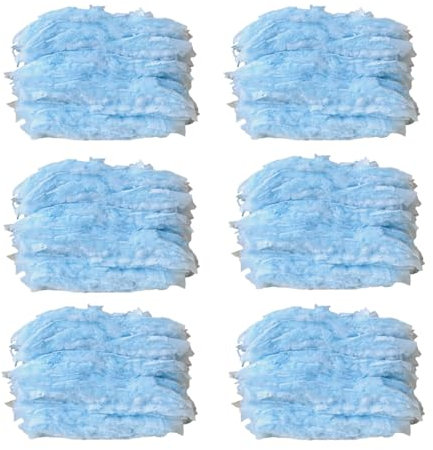 Fluffy Duster Refills,Flash Dust Magnet,Dust Magnet Refills,Flash Magnetic Duster for Cleaning,Effective on 100% of Dust,54 Dusters. (Blue)