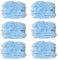 Fluffy Duster Refills,Flash Dust Magnet,Dust Magnet Refills,Flash Magnetic Duster for Cleaning,Effective on 100% of Dust,54 Dusters. (Blue)