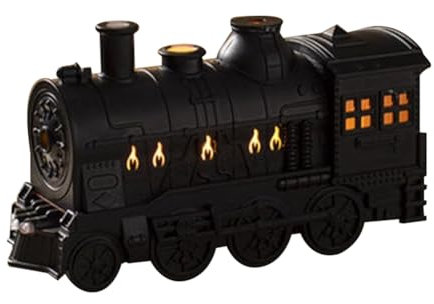 Booso Train Humidifiers Train Aromatherapy Cool Mist Diffuser Air Humidifiers Oil Retro Diffusers with Remote Control UK Plug