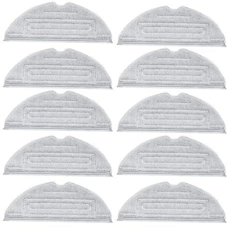 AgaShi Mop Pad Vacuum Cleaner Robot Mop Cloths Accessories，Compatible For Roborock S8 S8+ / S7 S7+ S7 Max Ultra S7 MaxV S7 MaxV Plus S7 MaxV Ultra(10pcs Mop cloth)