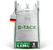 D-TACK 1x Big Bag | 90 x 90 x 165 cm | Säcke für Bauschutt, Holz, Laub, Kies, Sand, Erde, Gartenabfall, Grünschnitt, Pellets | 4 Schlaufen für Kran & Stapler | 1.000 kg | Inkl. Schürze zum Zubinden
