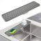 HENGBIRD Faucet Mat for Kitchen Sink, 42 x 10 cm Última alfombrilla de goteo estrecha, alfombrilla de silicona alargada, antideslizante alfombrilla de goteo de silicona, para secado antideslizante y d