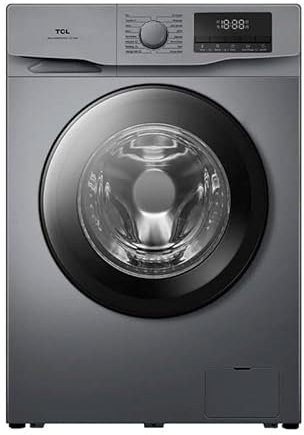 Lavadora TCL FF0814SA0 Plata 8Kg 1400 Vapor A