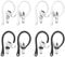 4 Paar EarHooks für AirPods - Verbesserte Ohrbügel für Stabilen Halt bei Sport und Aktivitäten, Kompatibel mit AirPods 3 und 4, Komfortables Tragen, Weiß und Schwarz