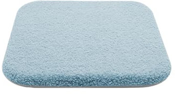 Sitzkissen Esszimmerstuhl, Sitzkissen KüChenstuhl, Quadrat Aus Memory-Schaum Waschbar Mit ReißVerschluss rutschfeste FüR Chambre, Bureau, Wohnzimmer, Terrasse, Auto, Garten Light Blue 40 * 40cm