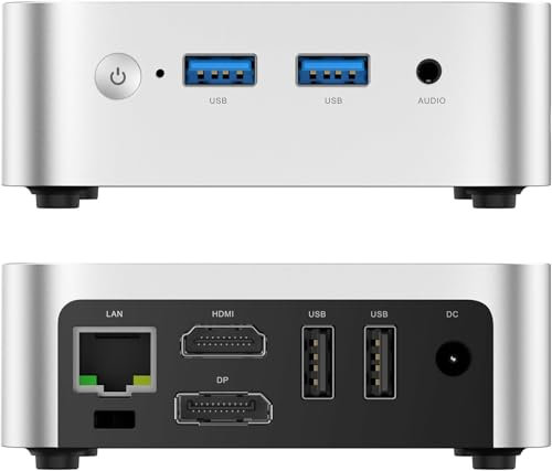 ACEMAGICIAN V1 Mini PC Шin11 Pro, 16GB DDR4 256GB SSD,Ιntel Twin Lake N150(Bis zu 3,6GHz) Micro Desktop Computer Für Heimkino/Business/Office|Dual WiFi|HDMI+DP|USB3.2