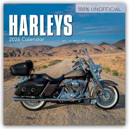 Harleys – Harley Davidson 2026 – 16-Monatskalender: Original The Gifted Stationery Co. Ltd [Mehrsprachig] [Kalender] (Wall-Kalender)