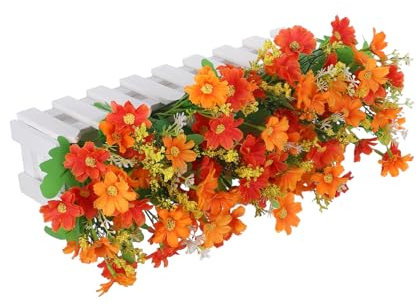 Didiseaon Fleurs de Chrysanthème Réalistes Pot de Clôture Décoration Indispensable pour Porches Mariages