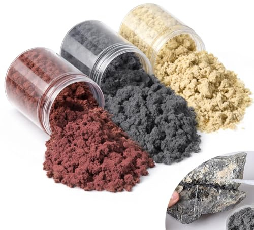 SATINIOR 3 bottiglie da 0,1 kg di CO2 in cotone idrofilo per Aquascape-Gap Filler cotone per rocce e legno Acquario materiale di fissaggio sicuro per acquario (pietra drago azure, teak viola, colori