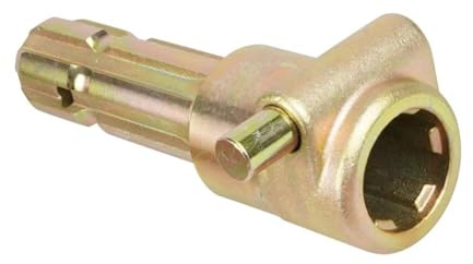 Homeponnew Prolunga presa di forza femmina, 1-3/8 x 6 denti, adattatore di presa di forza per trattori pesanti per macchine fino a 70 per HP, ricambio standard OEM