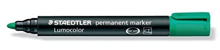 Staedtler 352-5 Staedtler 352-5 Lumocolor Permanent Marker, Rundspitze, grün