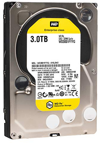 Western Digital WD3001FYYG interne Festplatte 3000GB (8,9 cm (3,5 Zoll), 7200rpm, 32MB Cache, SATA)