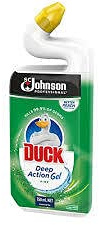 Duck Green 750 ml Fresh Professional Toilet Liquid | Kills bacteria and tackles limescale in commercial washrooms to maintain high hygiene standards in busy venues.