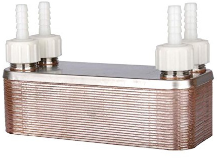 Plattenwürzekühler NIRO, 24 Platten für Bierbrauer