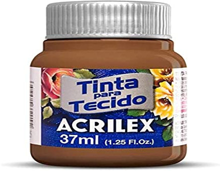 PINTURA DE TELA MARRÓN CAFÉ 37 ML