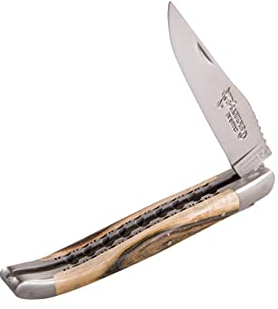 Laguiole en Aubrac Taschenmesser Pistazie Kordel