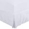 Utopia Bedding Valance Sheet Single - Soft Brushed Polyester - Microfibre - Pleated - Fits Under the Mattress & Down to the Floor - Base Bed Skirt (White)