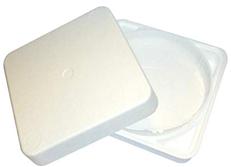 IMBALLAGGI PZ 1 PORTATORTA in POLISTIROLO Diametro CM 27,5 per Torte Dolci E SEMIFREDDI