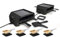 Stöckli Pizza Grill Four4 Set + 2 x Keramikschalen Set NEU! - Multifunktionsgerät für Pizza, Raclette und Grillen - Grillgerät - Pizzaofen - Modern - Grey - Aluminium