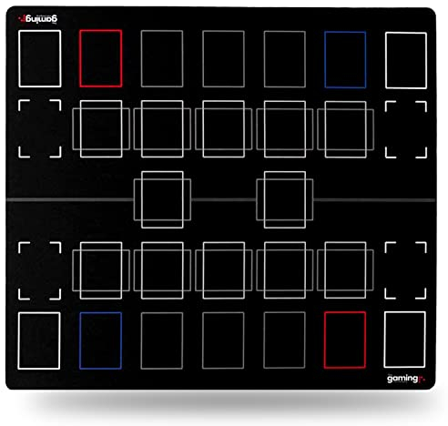 The Gaming Mat Company Compatible Yu-Gi-Oh! Master 2 Player Playmat for Yu-Gi-Oh! Cards - 59.7 cm x 66.3 cm x 0.2 cm Large TCG Playmat Game Mat Card Gaming Table for Yu-Gi-Oh!