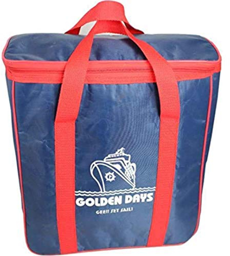 EUROXANTY Nevera Isotérmica portátil | 33 cm * 33 cm * 17 cm | para conservar el frío | Ligera | Impermeable | Resistente | Nevera Golden Days