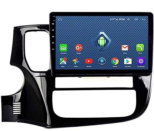 Auto GPS Navigation Video Player, Straßennavigation Multimedia Radio Auto mit gespiegelten Links Bluetooth Android, 9-Zoll-Touchscreen, für Mitsubishi Outlander 2013-2018