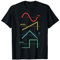 FOKS. /// Electronic Music - Rave - LFO Dance Vintage Analog Synthesizer Techno Waveform - Synth Nerd Unisex Erwachsene und Kinder T-Shirt Schwarz S