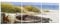 Mehrteilige Bilder auf Glas 120x40cm Glasbild Strand Möwen Łódź Groß Wanddeko Bild im Glas Schlafzimmer Küche Set 3 teilige Wandbilder Dekoration Wohnzimmer Modern Wand Kunstdruck Art GCA120x40-4170