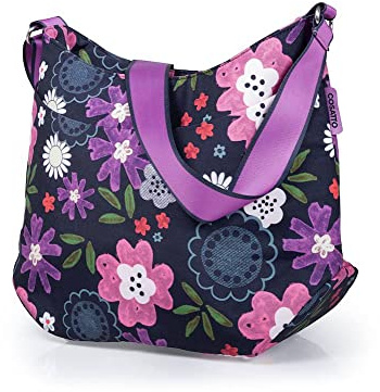 Cosatto Deluxe Baby Changing Bag - 2 Inner Pockets, Insulated Bottle Holder, Wipe Clean Change Mat, Keyholder & Adjustable Shoulder Strap (Dalloway)