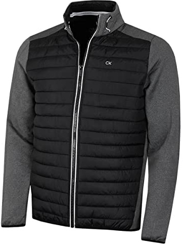 Calvin Klein Mens 2026 CK Hybrid Insulate Lightweight Golf Jacket