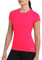 TCA Atomic T-Shirt Quickdry Manches Courtes Tee-Shirt Sport Running & Fitness pour Femme - Rose, L