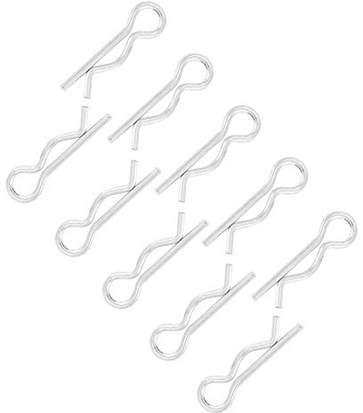 R-Clips 1 Mm 1 Mm Splint Verzinktes Eisen 1 * 18 Mm R-Typ Splint-Clips Verzinkte Haltestifte Federclips Haarnadel