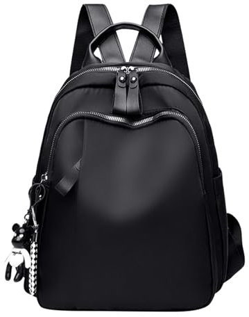 Eshow Damen Rucksack Klein Cityrucksack aus PU Leder Casual Daypack leichte moderne Rucksackhandtasche zum Alltag Reise Schule Freizeit Einkaufen