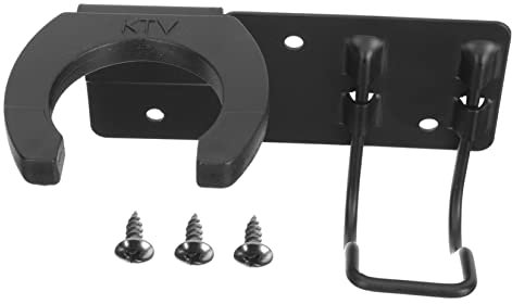RAKUTE 1 set Hanger Using Hook Musical Metal Instrument Stand Wall Cable Clamp Rack Rubber Clip Iron Wall-mounted Mic Black Part Hanging for Mount Made Accessories Stands Storage Holder Brackets (Col