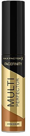 Max Factor Facefinity Multi-Perfector Concealer, All In One, Conceal Imperfections, Instant Brightening, Natrual Finish, Lightweight, Vegan, Customisable Coverage - 9N, 11 ml