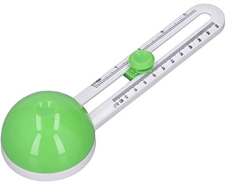 Craft Circle Cutter Circle Paper Cutting Tool Circulaire Paper Cutter Paper Circle Trimmer Circle Paper Trimmer Bricolage Manuel Léger Portable Outil de Coupe de Papier pour (Vert)